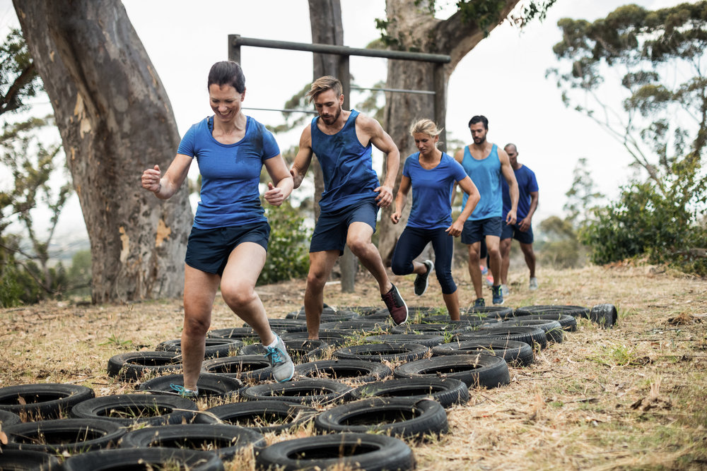 Prados da quinta usados para atividades de team building ao ar livre